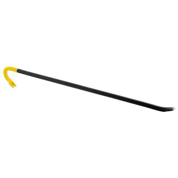 STANLEY 55-136 Ripping Bar, 36 in L, Beveled/Slotted Tip, 1-1/4 in Claw Blade Width 1, 1 in Claw Blade Width 2 Tip