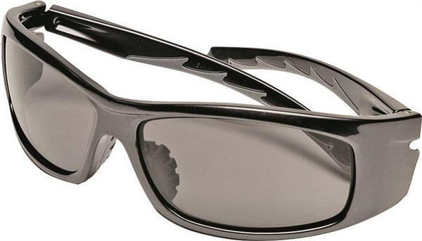 SAFETY WORKS Neuevo Wrap 10105403 Safety Glasses, Anti-Fog Lens, Full Frame, Black Frame, UV Protection: Yes