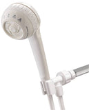 Waterpik SM-451E Handheld Shower Head, 1/2 in Connection, 1.8 gpm, 4 Spray Settings, 5 ft L Hose