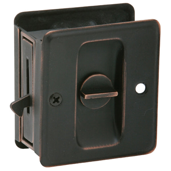 Schlage SC991B-716 Door Lock, Solid Brass, Aged Bronze