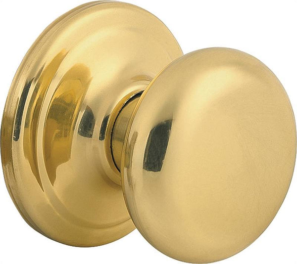 Kwikset 788J 3CP Dummy Door Knob, Polished Brass