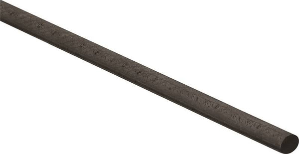 Stanley Hardware 4054BC Series N215-301 Round Smooth Rod, 1/2 in Dia, 48 in L, Steel, Plain