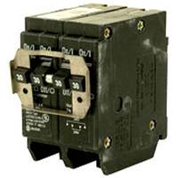 Cutler-Hammer BQ220230 Circuit Breaker with Rejection Tab, Quad, Type BQ, 20/30 A, 4 -Pole, 120/240 V