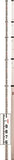 Bosch 06-816C Telescoping Leveling Rod Rectangular, Feet/10ths/100ths Graduation, Aluminum