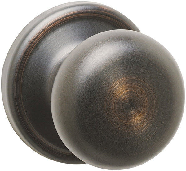 Kwikset 720H11PRCAL/RCSBX Door Knob, Venetian Bronze, 1-3/8 to 1-3/4 in Thick Door, 2-1/4 in Strike