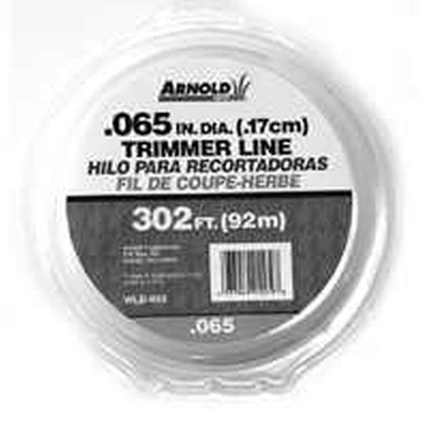ARNOLD WLS-165 Trimmer Line, 0.065 in Dia, 460 ft L, Nylon