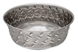 Loving Pets 7256 Pet Feeding Dish, L, 2 qt Volume, Stainless Steel, Metal