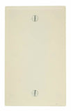 Leviton 000-78014-000 Wallplate, 4-1/2 in L, 2-3/4 in W, 0.22 in Thick, 1 -Gang, Thermoset, Light Almond, Smooth