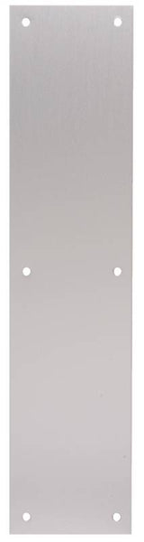 Schlage C8200PA28 3.5X1 Push Plate, Aluminum, Anodized, 15 in L, 3-1/2 in W
