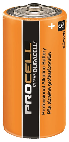 PROCELL PC1400 Battery, 1.5 V Battery, 7 Ah, C Battery, Alkaline, Manganese Dioxide
