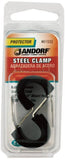 Jandorf 61532 Cushion Clamp, Rubber/Stainless Steel, Black