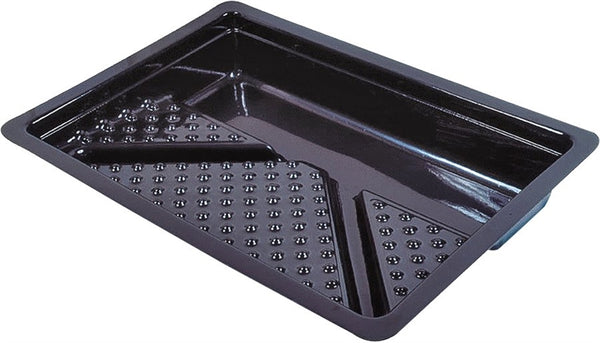 ENCORE Plastics 06512 Paint and Sealer Roller Tray, 22 in W, 5 qt Capacity, Plastic, Black