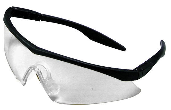 MSA 10049188 Safety Glasses, Anti-Fog Lens, Black Frame