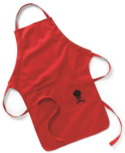 Weber 6534 Apron, One-Size, Cotton, Red