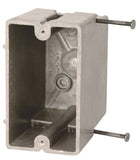 fiberglassBOX 1099-N Electrical Box, 1 -Gang, 2 -Outlet, 4 -Knockout, Fiberglass Reinforced Polyester BMC