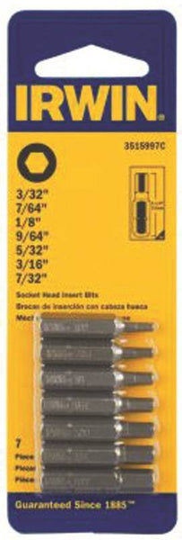 IRWIN 3515997C Insert Bit Set, 7-Piece