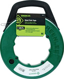 Greenlee MagnumPRO Series FTS438-125BP Fish Tape, 1/8 in Tape, 125 ft L Tape, Steel Tape