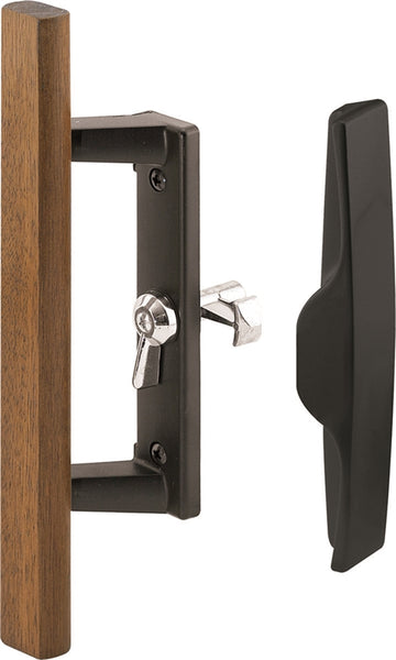 Prime-Line C 1107 Handle Set, Aluminum, Wood, 1 in Thick Door