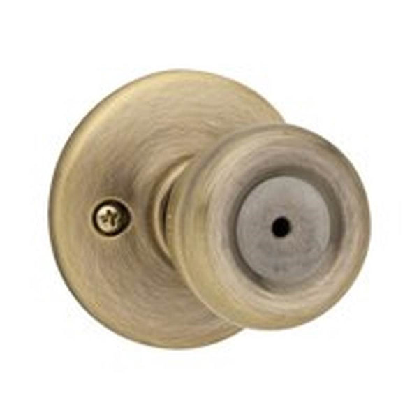 Kwikset 300T 5 CP RCL RCS Privacy Door Knob, Antique Brass