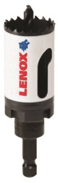 Lenox Speed Slot 1772491 Hole Saw, 1-1/4 in Dia, 1-9/16 in D Cutting, 1/4 in Arbor, HSS Cutting Edge