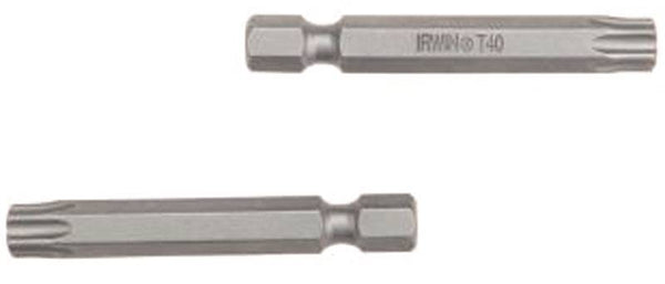 IRWIN 93321 Power Bit, T15 Drive, Torx Drive, 1/4 in Shank, Hex Shank, 1-15/16 in L, High-Grade S2 Tool Steel