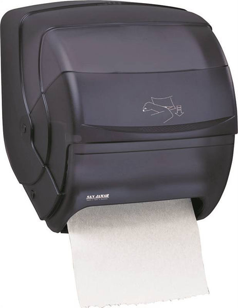 NORTH AMERICAN PAPER T850TBK Towel Dispenser, 8-1/4 in W Roll, 8-1/2 in Dia Roll, Plastic