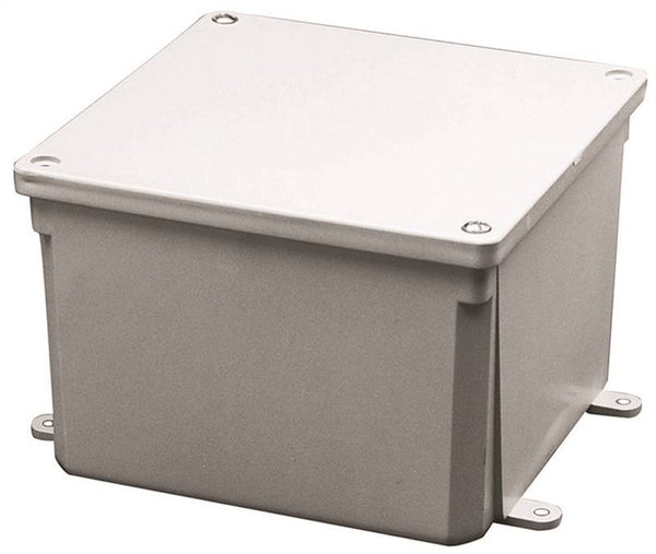 Carlon E987RR Molded Junction Box, Polycarbonate, Surface Mounting