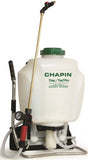 CHAPIN 6-2000 Backpack Sprayer, 4 gal Tank, Polypropylene Tank, 25 ft Horizontal, 23 ft Vertical Spray Range