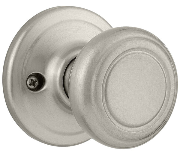 Kwikset Cameron Series 788CN-15 CP Dummy Knob, Metal, Satin Nickel