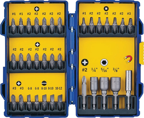 IRWIN 3057017 Screwdriver Bit Set, 33-Piece