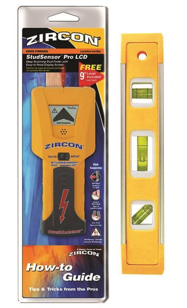 Zircon StudSensor Series 69652 Stud Finder, 9 V Battery, Detectable Material: Metal, Wood