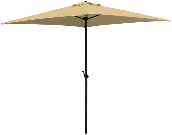 Seasonal Trends UMQ65BKOBD-04 Umbrella, 7.8 ft H, 6.5 ft W Canopy, 6.5 ft L Canopy, Square Canopy, Steel Frame