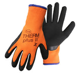 Glove Latex Ctd Palm Orange Md