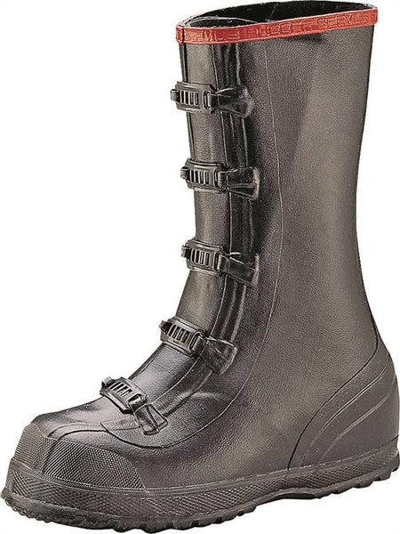 Servus T369-11 Over Shoe Boots, 11, Black, Buckle Closure, No