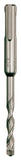 Bosch Bulldog HCFC2040 Hammer Drill Bit, 1/4 in Dia, 4 in OAL, Variable Flute, 2-Flute, 25/64 in Dia Shank