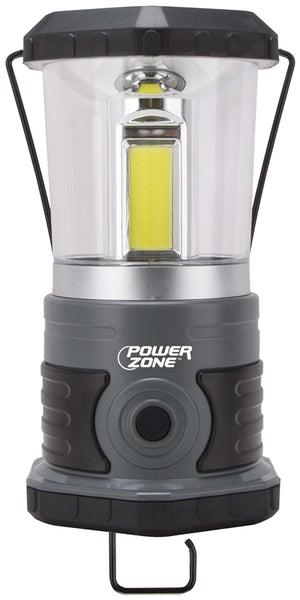 PowerZone 63992 Portable Lantern, D Battery, D Battery, LED Lamp, 1250 Lumens, 25 m Beam Distance, 40 hrs Run Time