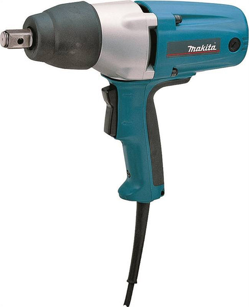 Makita TW0350 Impact Wrench with Detent Pin Anvil, 3.5 A, 1/2 in Drive, Square Drive, 2000 ipm, 8.2 ft L Cord