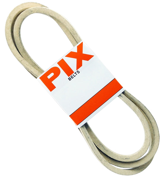 PIX P-9540280 Replacement V-Belt, 5/8 in W, White, 36 in, 38 in, 42 in, 46 in, 50 in Deck