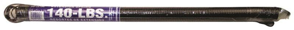 Prime-Line GD 12194 Extension Spring, 1-19/64 in OD, 25 in OAL, Carbon Steel, Galvanized, Loop End, 140 lb