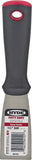 HYDE Value 04151 Putty Knife, 1-1/2 in W Blade, HCS Blade, Polypropylene Handle, Ergonomic Handle, 7-1/2 in OAL