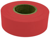 CH Hanson 17021 Flagging Tape, 300 ft L, 1-3/16 in W, Red, Polyethylene