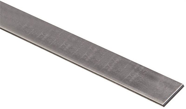 Stanley Hardware 4015BC Series N180-042 Solid Flat, 1 in W, 36 in L, 0.12 in Thick, Galvanized Steel, G40 Grade
