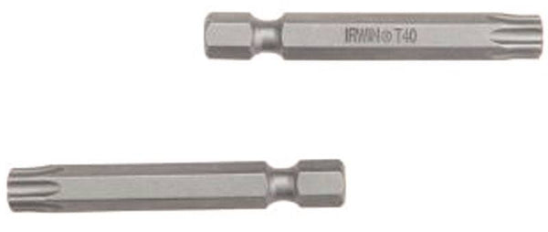 IRWIN 93369 Power Bit, T20 Drive, Torx Drive, 1/4 in Shank, Hex Shank, 6 in L, S2 Steel