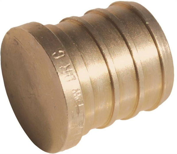 SharkBite UC518LFA Pipe Plug, 3/4 in, Barb