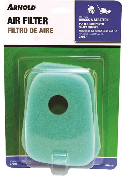 ARNOLD BAF-110 Replacement Air Filter, Foam Filter Media