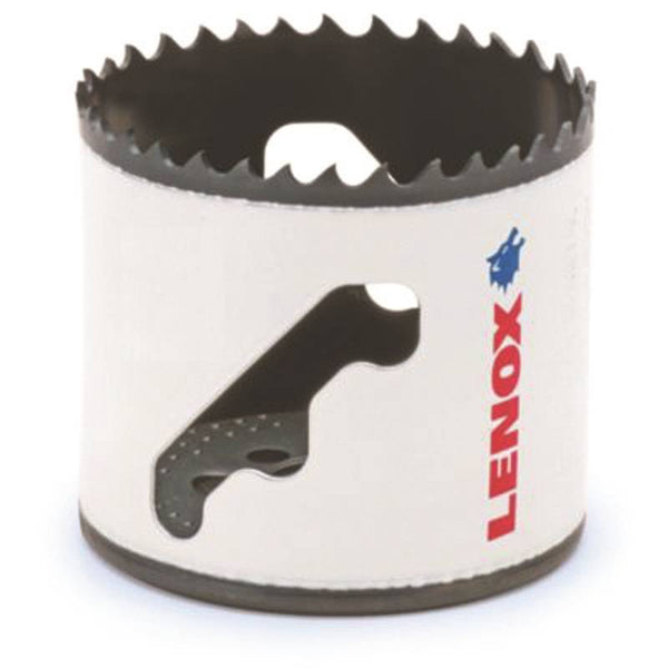 Lenox Speed Slot 2060608 Hole Saw, 2-1/4 in Dia, 1-5/8 in D Cutting, 4/6 TPI, HSS Cutting Edge