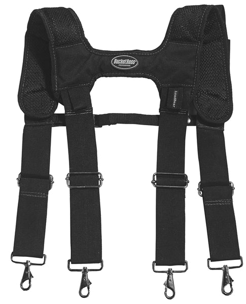 Bucket Boss LoadBear Series 57400 Suspender, Fabric, Black