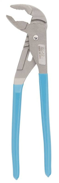CHANNELLOCK GRIPLOCK Series GL12 Tongue and Groove Plier, 12-1/2 in OAL, 2-1/4 in Jaw Opening, Blue Handle