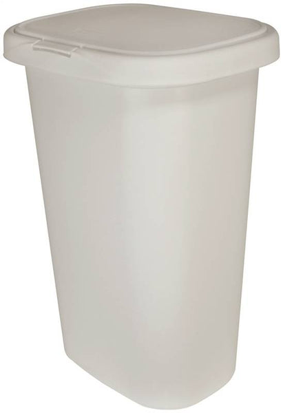 Rubbermaid 5L58 FG5L5806WHT Waste Can, 52 qt Capacity, Plastic, White, 25-1/2 in H