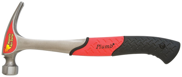 Plumb Pak SS16RN/SS16R Hammer, 16 oz Head, Premium, Rip, Claw Head, Steel Head, 12-7/8 in OAL
